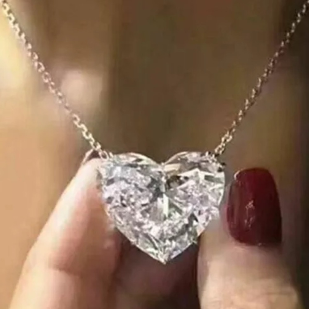 Heart necklace on a 20 inch chain